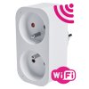 DTY02WIFI | Solight Smart WIFI měřič spotřeby el. energie | elektroměr | spínací dvojzásuvka