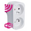 DTY02WIFI | Solight Smart WIFI měřič spotřeby el. energie | elektroměr | spínací dvojzásuvka