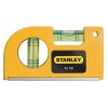 Kapesní vodováha STANLEY 0-42-130 | 87 mm | s magnetem | hliníková základna