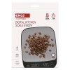 Citlivá digitální kuchyňská váha Emos EV029 | 3 kg / 0,1 g | černo-stříbrná