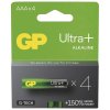 Mikrotužkové baterie AAA - GP Ultra PLUS Alkaline | B03114 | 4 kusy