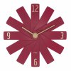 TFA 60.3020.05 | Designové nástěnné hodiny CLOCK IN THE BOX | červené | tichý chod | vnější Ø 400 mm