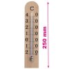 TFA 12.1005 | Dřevěný nástěnný teploměr pokojový | 250 mm| bukové dřevo
