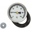Příložný analogový teploměr na potrubí | 0 až +120 °C | průměr 60 mm
