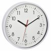 TFA 60.3550.02 | Analogové nástěnné hodiny řízené radiovým signálem DCF-77 | 245 mm | bélé