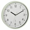 TFA 60.3550.04 | Analogové nástěnné hodiny řízené radiovým signálem DCF-77 | 245 mm | mátová