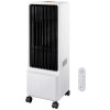 SY-5993248 | Ochlazovač vzduchu s dálkovým ovládáním | 50 W | oscilace žaluzií | funkce zvlhčovače vzduchu | bílo-černá