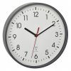TFA 60.3550.10 | Analogové nástěnné hodiny řízené radiovým signálem DCF-77 | 245 mm | šedé