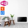 Chytrý horkovzdušný sklokeramický konvektor KP01WIFI | 2000W | termostat | LCD | časovač | WiFi | černá