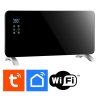 Chytrý horkovzdušný sklokeramický konvektor KP01WIFI | 2000W | termostat | LCD | časovač | WiFi | černá