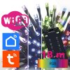 D4ZR03 | GoSmart LED vánoční řetěz, 18 m, WiFi, venkovní i vnitřní, RGB, programy, časovač