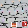 D4ZR03 | GoSmart LED vánoční řetěz, 18 m, WiFi, venkovní i vnitřní, RGB, programy, časovač