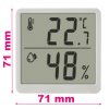 TFA 30.5059.02 | Digitální snímač teploty a vlhkosti s displejem | MIN-MAX funkce | magnet pro uchycení
