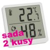 TFA 30.5059.02.02 | Digitální měřič teploty a vlhkosti s displejem | sada - 2 kusy | MIN-MAX funkce | magnety pro uchycení