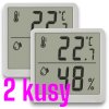 TFA 30.5059.02.02 | Digitální měřič teploty a vlhkosti s displejem | sada - 2 kusy | MIN-MAX funkce | magnety pro uchycení