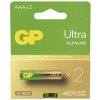 Mikrotužkové baterie AAA - GP Ultra Alkaline | B02112 | 2 kusy