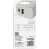 Emos V02G20 | Univerzální napájecí 2x USB adaptér GaN do sítě, PD 20W max.