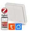 Emos H5012 | ZigBee 3.0 | Přenosný ovladač scén IP-2002ZW | 2-tlačítkový | bílá