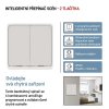 Emos H5012 | ZigBee 3.0 | Přenosný ovladač scén IP-2002ZW | 2-tlačítkový | bílá