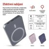 B0555GY | Powerbanka EMOS WI 522 | Li-Po akumulátor 5000 mAh | PD 20 W + Wireless 15 W nabíjení | šedá
