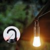 LED žárovka Camping s Li-Ion akumulátorem WN51 | 400 mAh |  100 lm | USB-C nabíjení | karabina | 180 x 55 mm