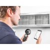 testo 417 sada 1 | Turbínkový anemometr s měřicími trychtýři | 0,3 - 20 m/s | 0 - 99.999 m3/min | 0 až +50 °C | 0563 1417