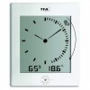 TFA 60.4506 | Rádiem řízené nástěnné hodiny DIALOG s měřením klimatu v místnosti | 260 x 220 mm