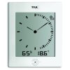 TFA 60.4506 | Rádiem řízené nástěnné hodiny DIALOG s měřením klimatu v místnosti | 260 x 220 mm