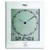 TFA 60.4506 | Rádiem řízené nástěnné hodiny DIALOG s měřením klimatu v místnosti | 260 x 220 mm