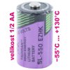 Tadiran Batteries SL-550/S | Vysokoteplotní lithiová baterie 1/2 AA | 3,6 V | 900 mAh | -55 až +130 °C