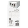 Emos V05G65 | Univerzální napájecí 3x USB adaptér GaN do sítě, PD 65W max.