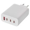 Emos V06G120 | Univerzální napájecí 4x USB adaptér GaN do sítě, PD 120W max.