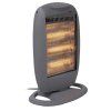 Otočný infrazářič Solight IR01 | 1200 W | 3x 400 W | šedá