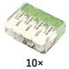 A9103 | Odpružená páčková spojovací svorka 4× 0,2–4 mm2 | 10 ks