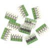A9104 | Odpružená páčková spojovací svorka pro 5× 0,2–4 mm2 | 10 ks