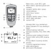 Měřič tloušťky laku Laserliner Coating 082.150A - tloušťkoměr