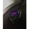 Digitální měřič palubního napětí v automobilu, 12/24 V, černá
