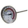Teploměr do udírny do 260°C, prům. 60 m, stonek 100 mm