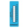 Nevratný teplotní indikátor +37 až +65 C - nalepovací