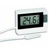 Digitální IN/OUT teploměr TFA 30.2018.02 s teplotním čidlem na kabelu, bílý