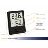 TFA 30.5041.01 | Digitální teplo-vlhkoměr | černý