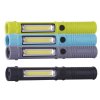 LED svítilna plastová, 3W COB LED + 1x LED, na 3x AAA - černá