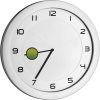 TFA 60.3028.54 | QUARTZ nástěnné hodiny | Ø 28 cm | kovová stříbrná