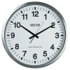 Velké nástěnné DCF hodiny Eurochron EFWU 9000, Ø 50,7 x 6,3 cm, stříbrná