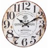 TFA 60.3045.10 | Analogové nástěnné VINTAGE hodiny - QUININE TONIQUE | průměr 337 mm
