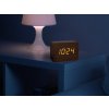 TFA 60.2549.08 | Digitální budík DCF CLOCCO v dřevěném designu - hnědý
