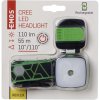 CREE + SMD LED nab. čelovka P3535, 110 lm,55m,Li-Pol 850 mAh | P3535