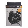 Elektronický analogový RETRO budík s tichým chodem TFA 60.1025.01 | černý