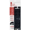 Přepěťová ochrana EMOS P54052 – 8 zásuvek, 3m, černá