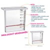 Srážkoměr (dešťoměr) TFA 47.1014, až 120 mm úhrnu srážek